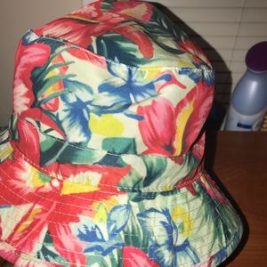 Floral bucket hat